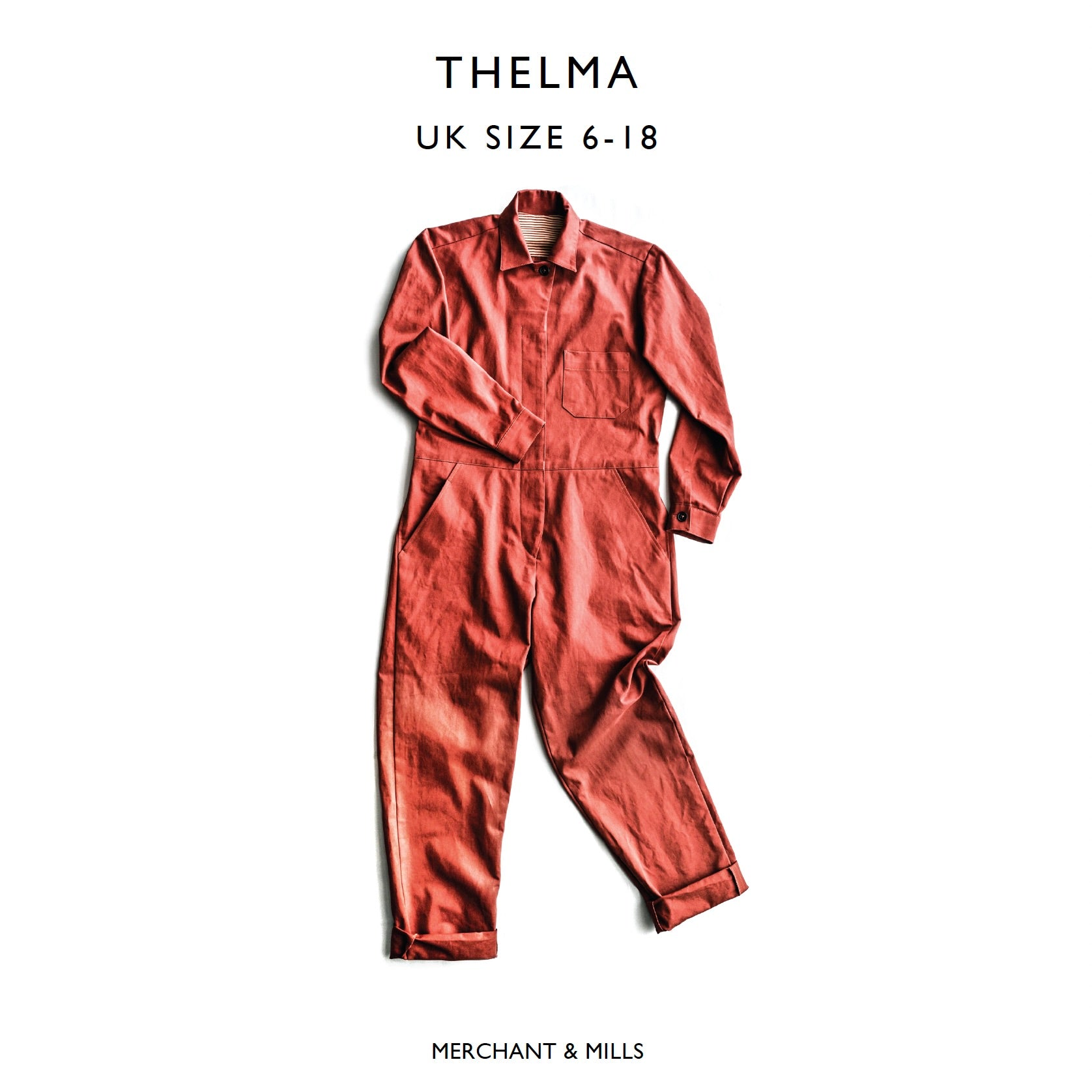 Merchant & Mills Thelma Boilersuit, PDF Pattern, two sizes