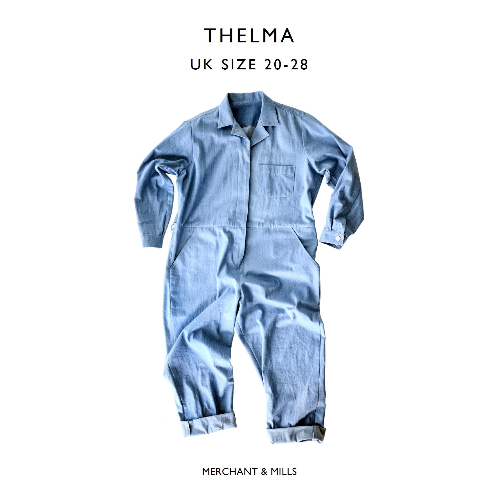 Merchant & Mills Thelma Boilersuit, PDF Pattern, two sizes