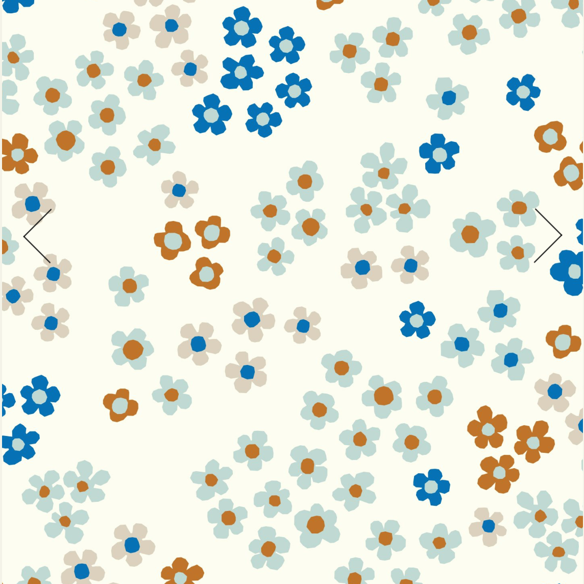 Little House Cottons, Enchanted "Ditsy", Organic Cotton Poplin fabric, 1/4 yard