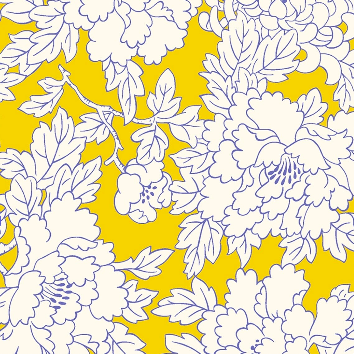 Liberty Tana Lawn Cotton Fabric, "Costume" Yellow, 1/4 yard