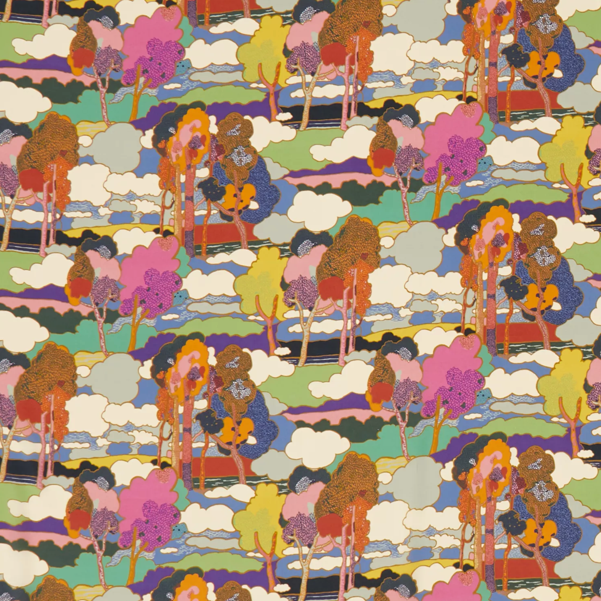 Liberty Tana Lawn Cotton Fabric, "Prospect Road," 1/4 yard