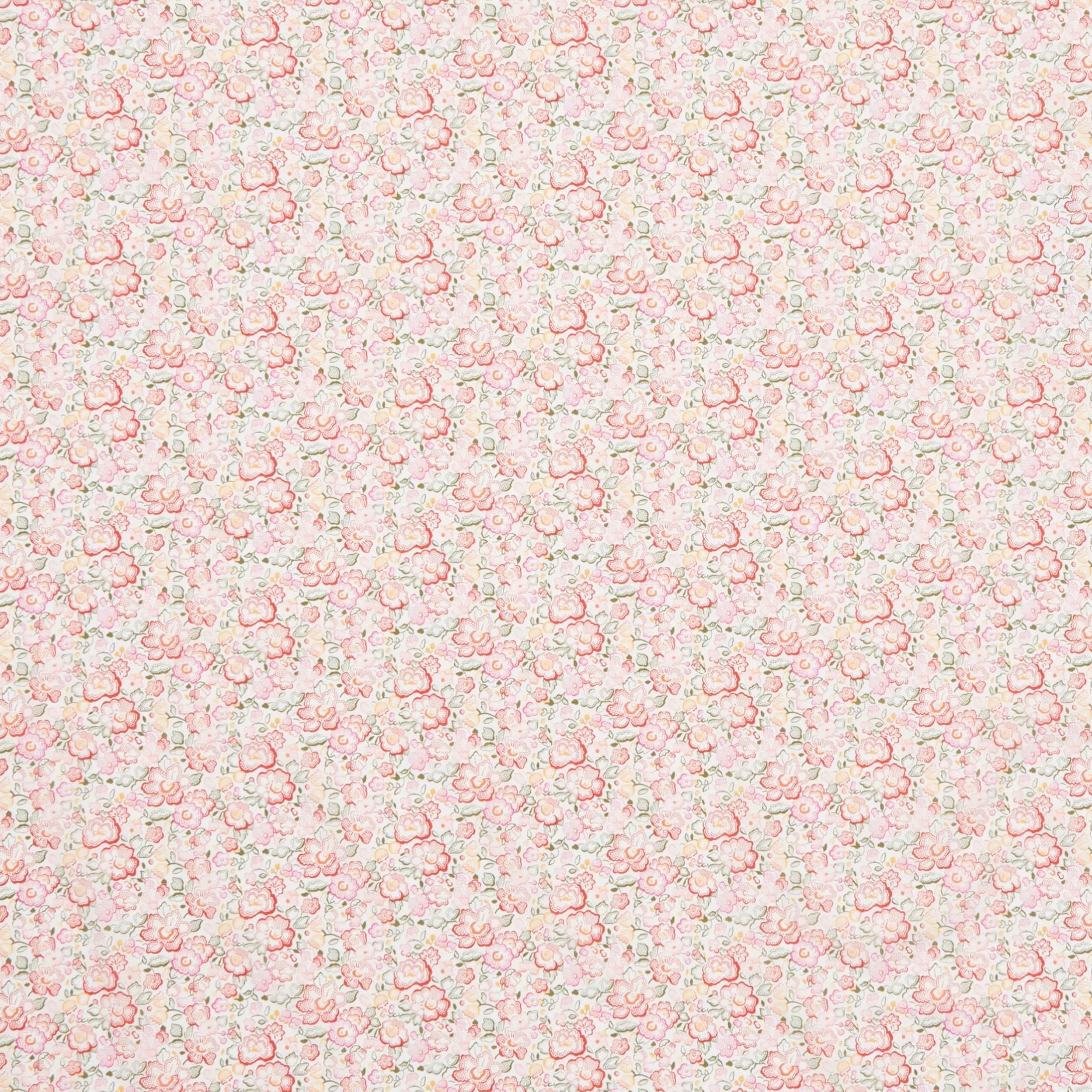 Liberty Tana Lawn Cotton Fabric, "Betsy Dot", Red/Pink, 1/4 yard