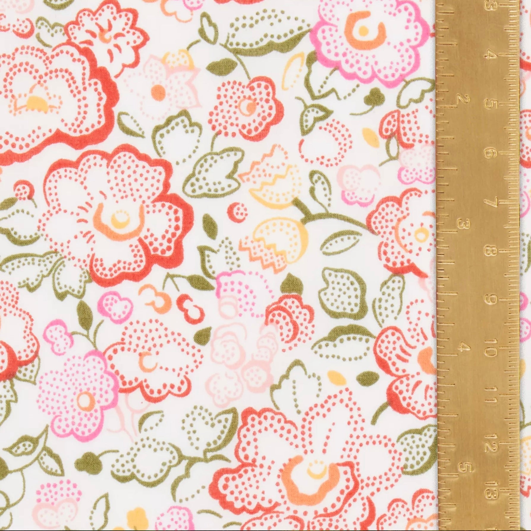 Liberty Tana Lawn Cotton Fabric, "Betsy Dot", Red/Pink, 1/4 yard