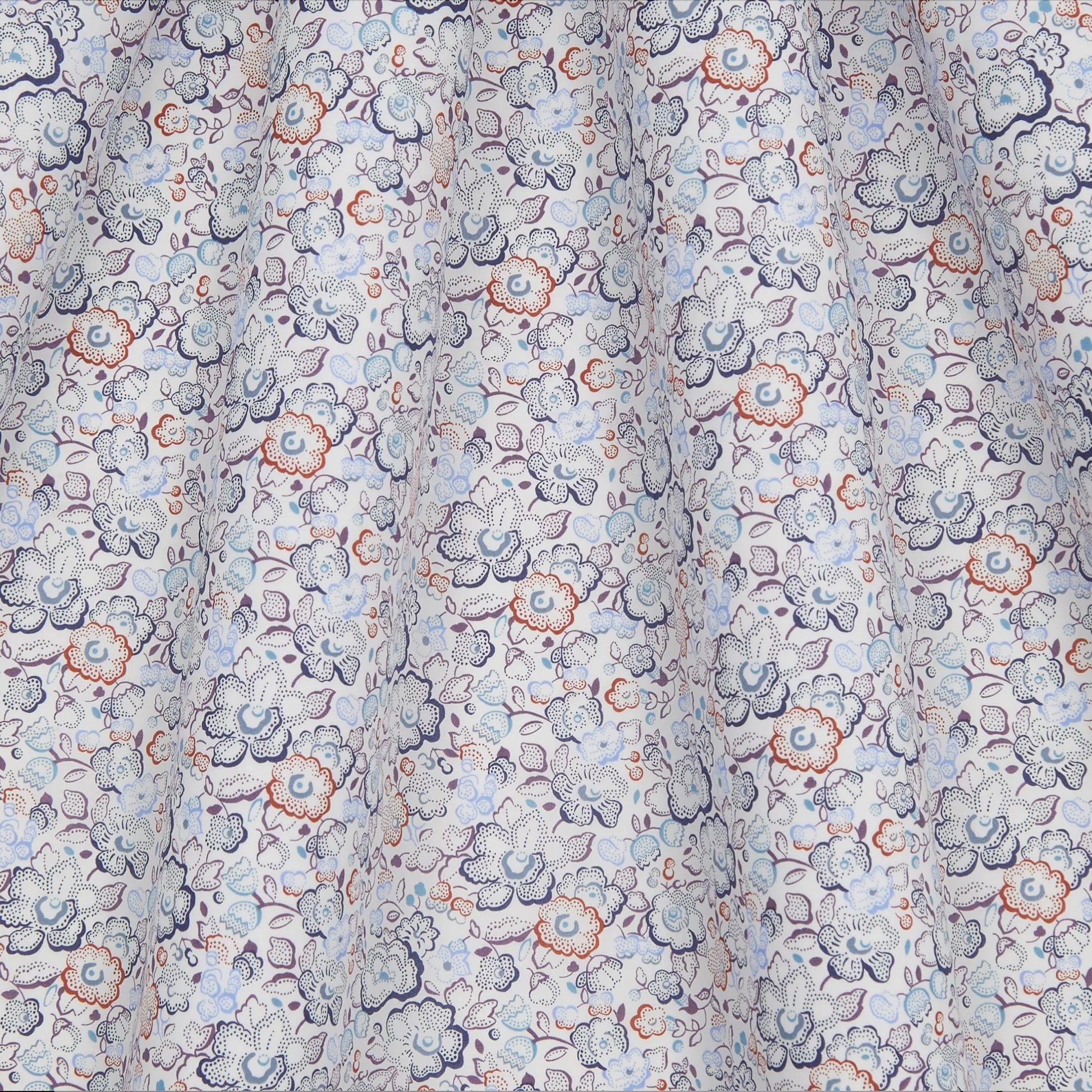 Liberty Tana Lawn Cotton Fabric, "Betsy Dot", Blue , 1/4 yard