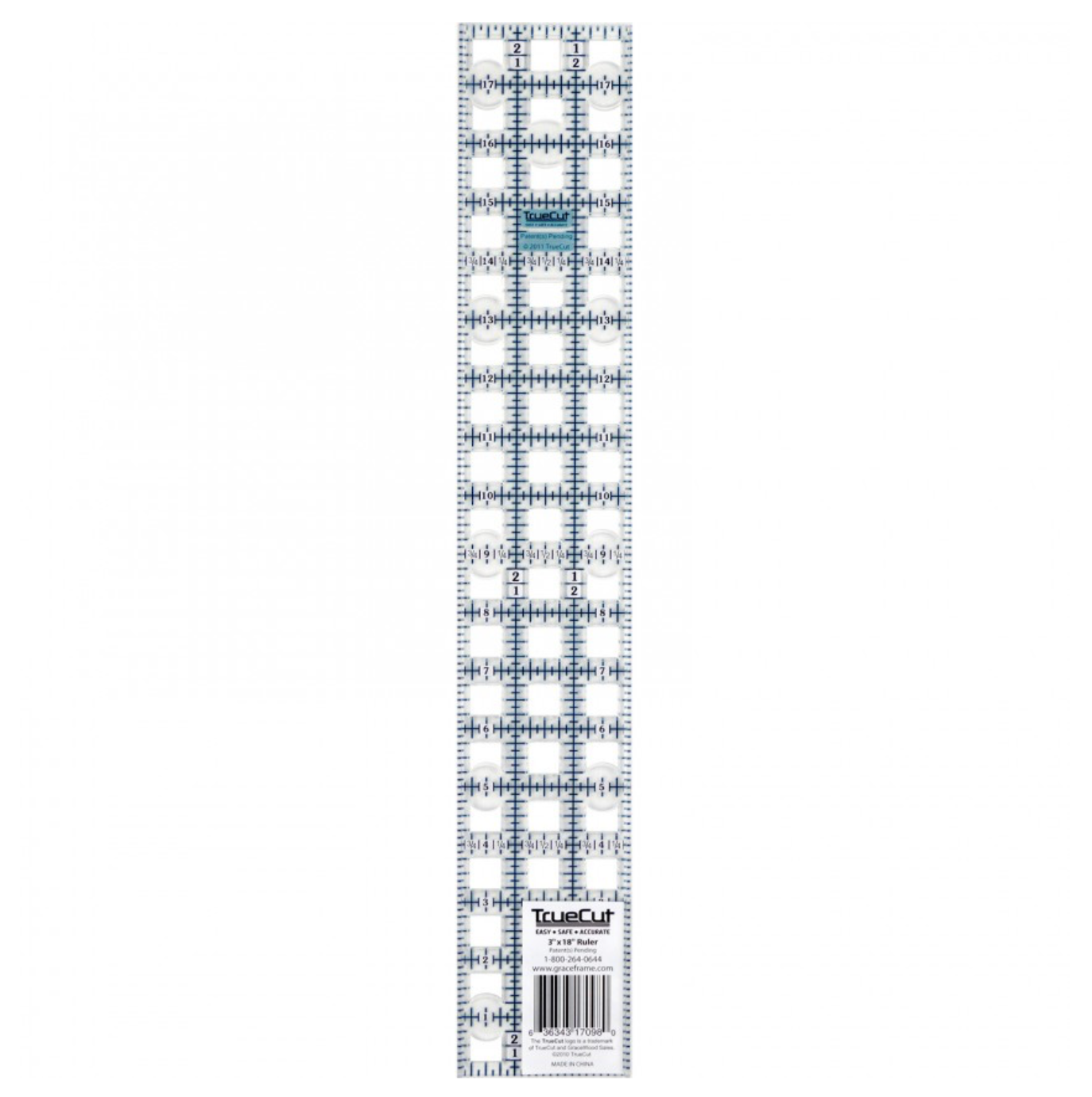 TrueCut 3" x 18" Ruler