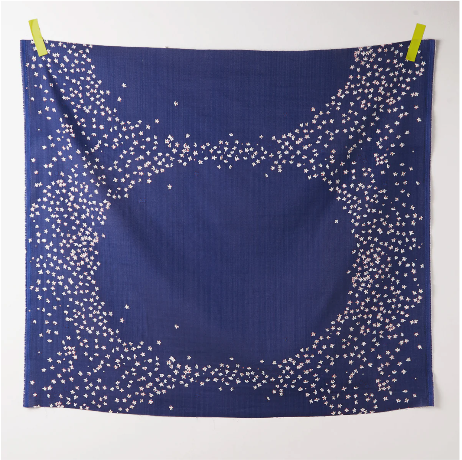 Nani Iro Edelweiss, Organic Cotton Double Gauze, blue, 1/4 yard