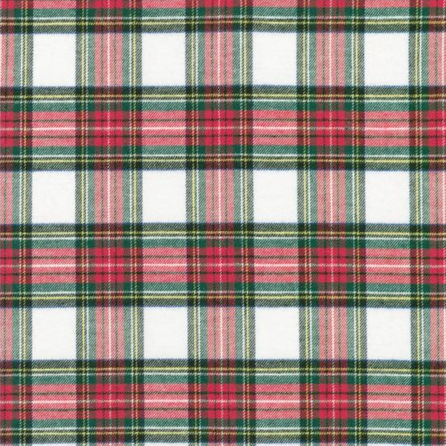 Japanese Twill Flannel Plaid Fabric, multiple colorways, 1/4 yard
