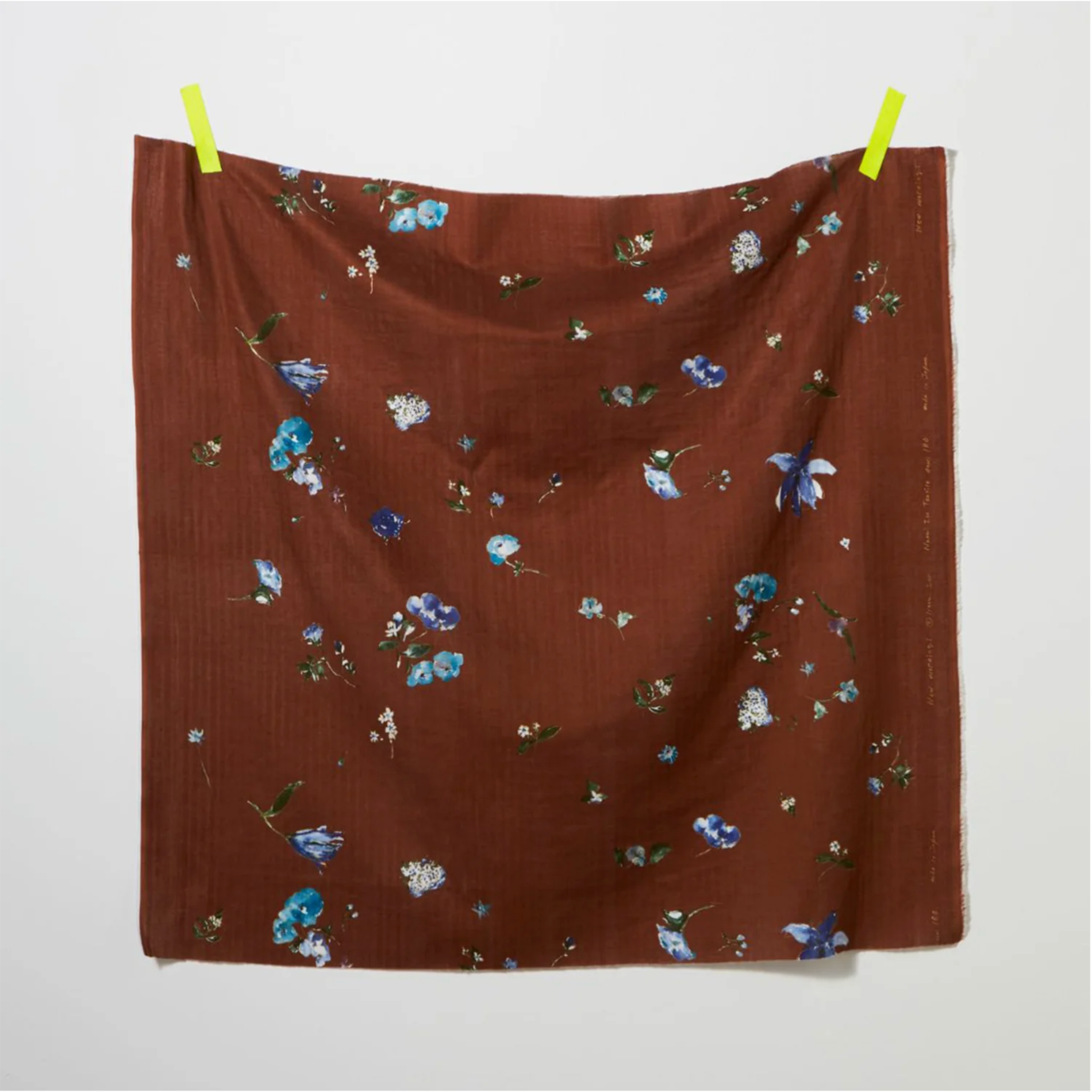 Nani Iro New Morning I, Cotton Double Gauze, Brown, 1/4 yard