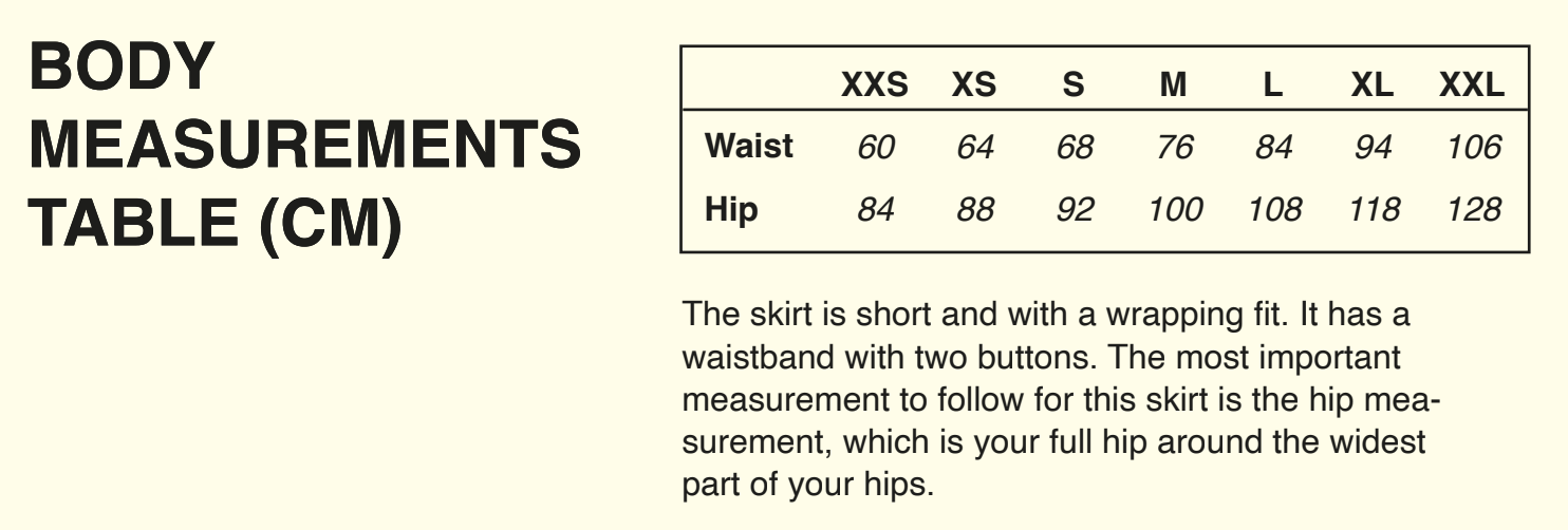 Puff and Pencil, Clueless Skirt PDF Pattern