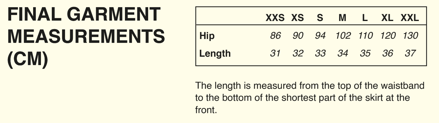 Puff and Pencil, Copenhagen Skirt PDF Pattern