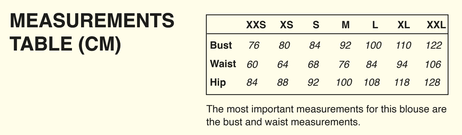 Puff and Pencil, Silhouette Blouse PDF Pattern