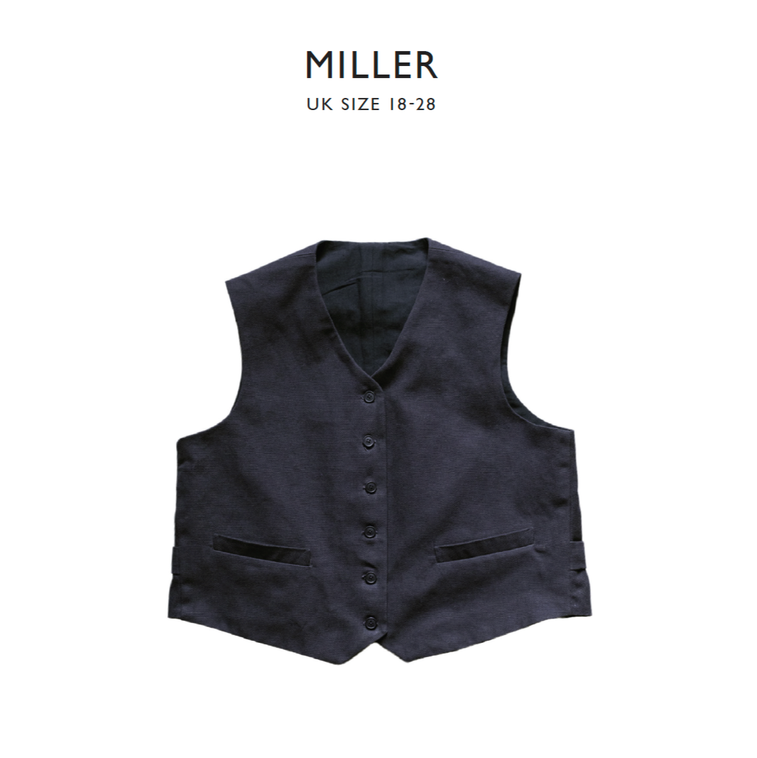Preorder, Merchant & Mills, The Miller Waistcoat Paper Pattern