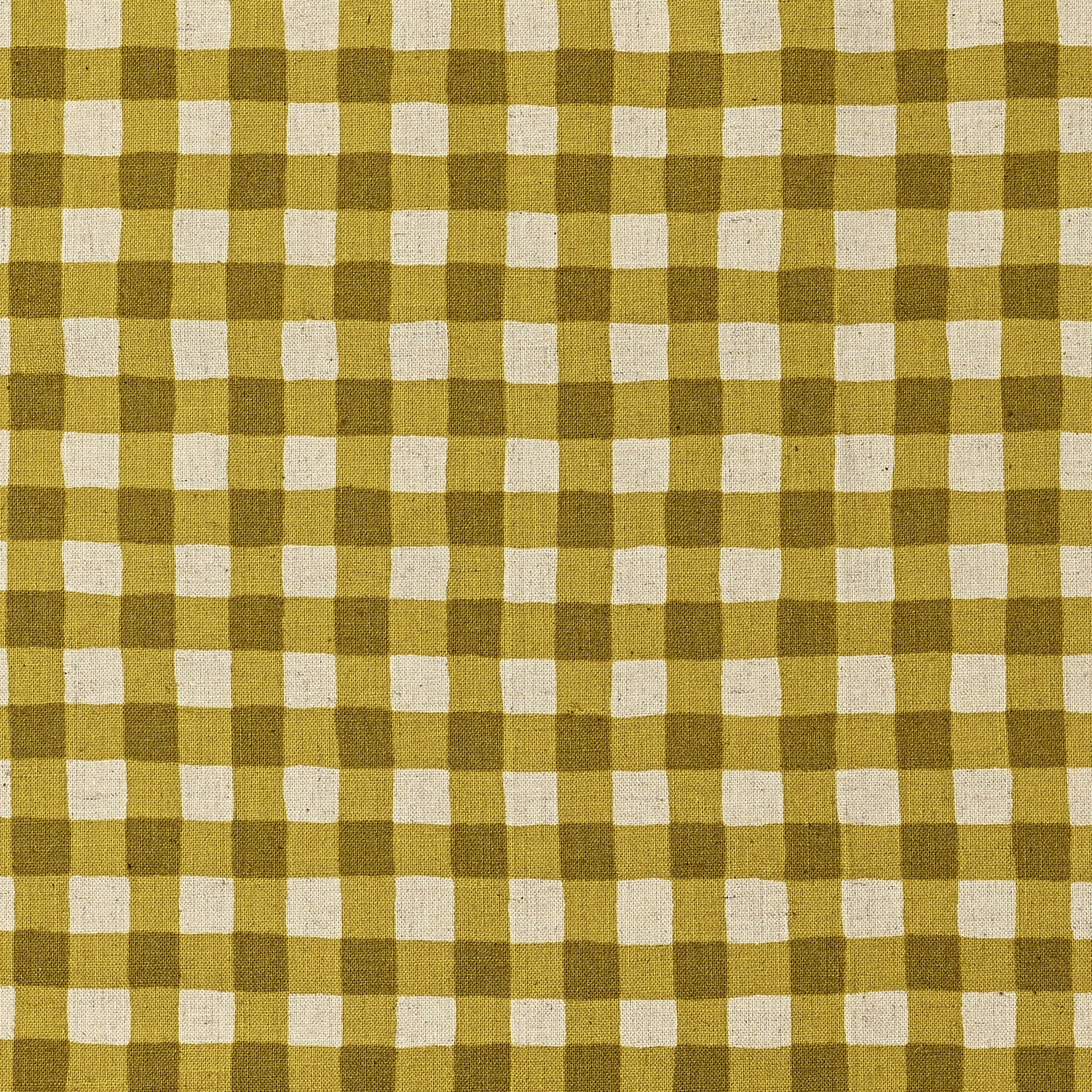 Kokka "Gin-Gam Check," Cotton-Linen Sheeting, multiple colorways, 1/4 yard