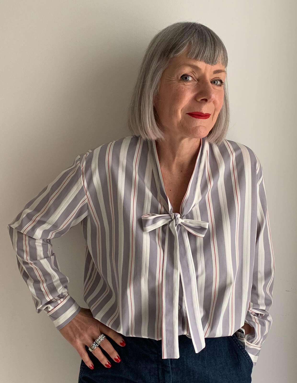 The Maker's Atelier 49, The Tie Front Blouse PDF Pattern