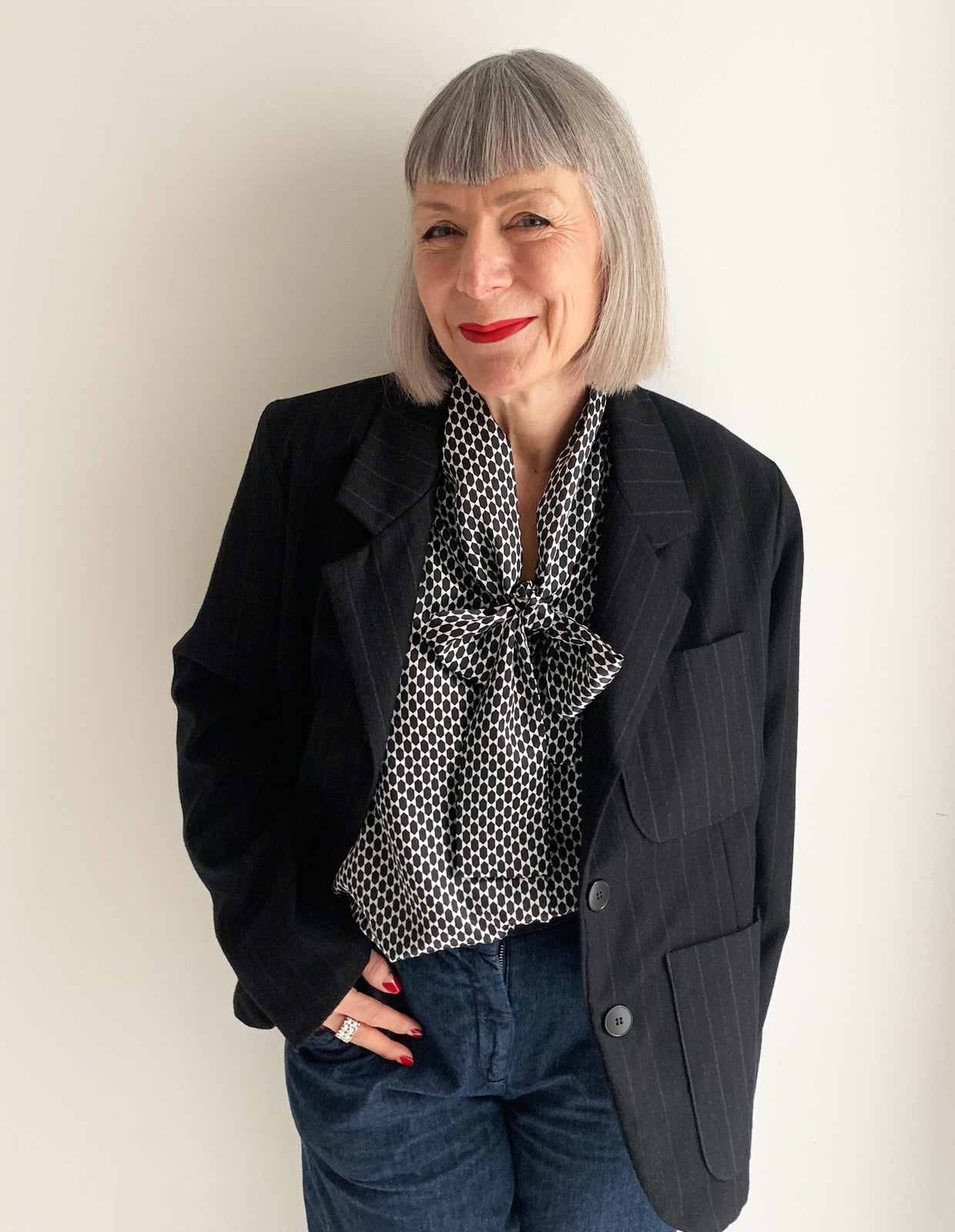 The Maker's Atelier 49, The Tie Front Blouse PDF Pattern