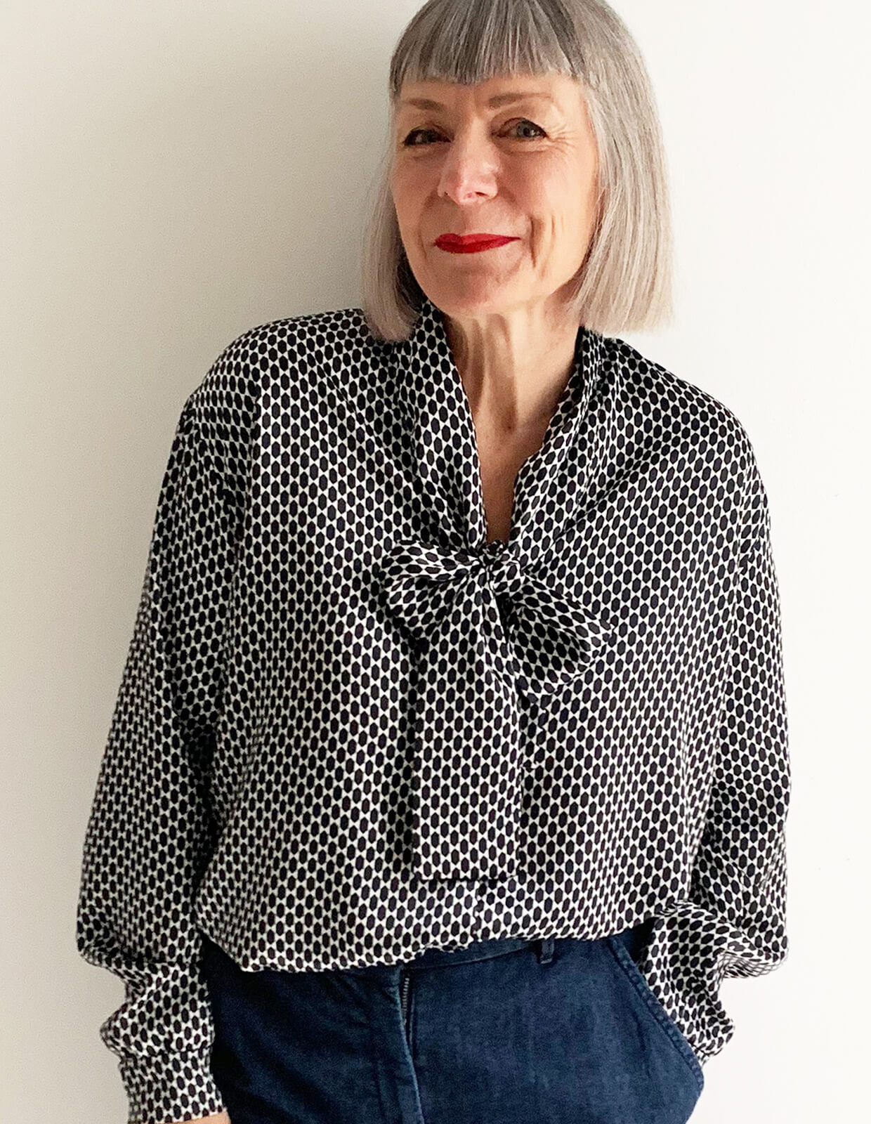 The Maker's Atelier 49, The Tie Front Blouse PDF Pattern