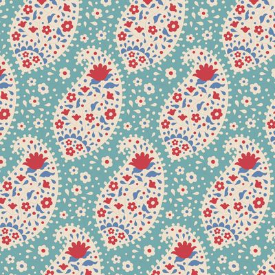 Tilda Jubilee, "Teardrop", Cotton Fabric, 1/4 yard
