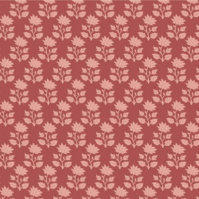 Tilda Sanctuary, Mira Rhubarb, Cotton Fabric, 1/4 yard