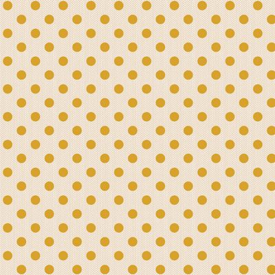 Tilda Creating Memories, Polkadot Yellow, Cotton Fabric, 1/4 yard