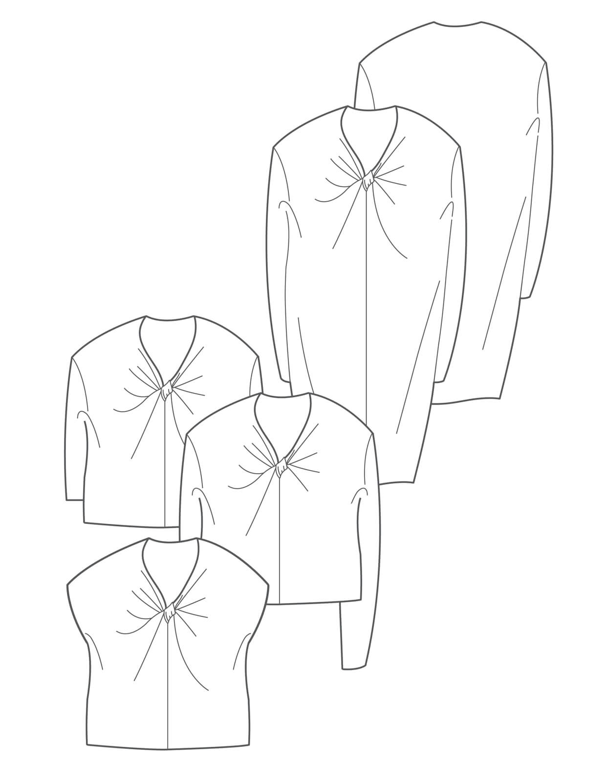 The Maker's Atelier 10, The Origami Dress and Top PDF Pattern