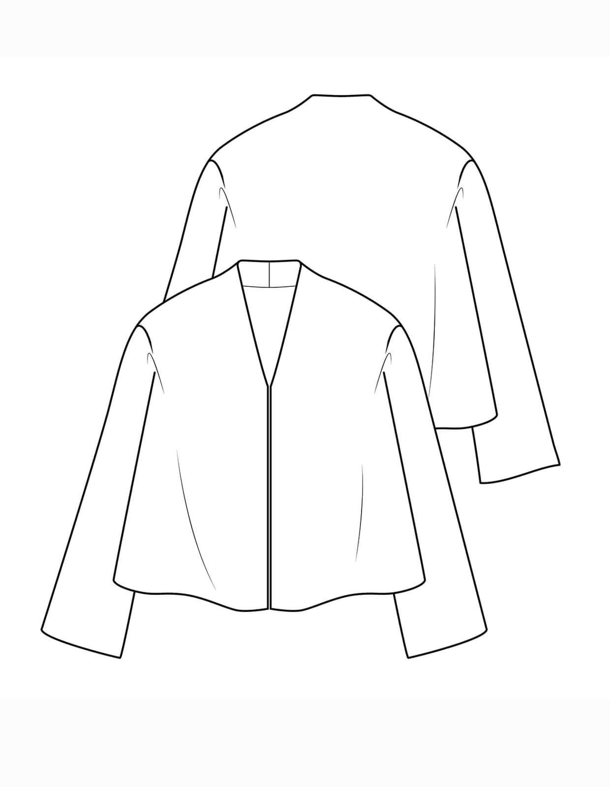 The Maker's Atelier 25, The Swing Jacket PDF Pattern