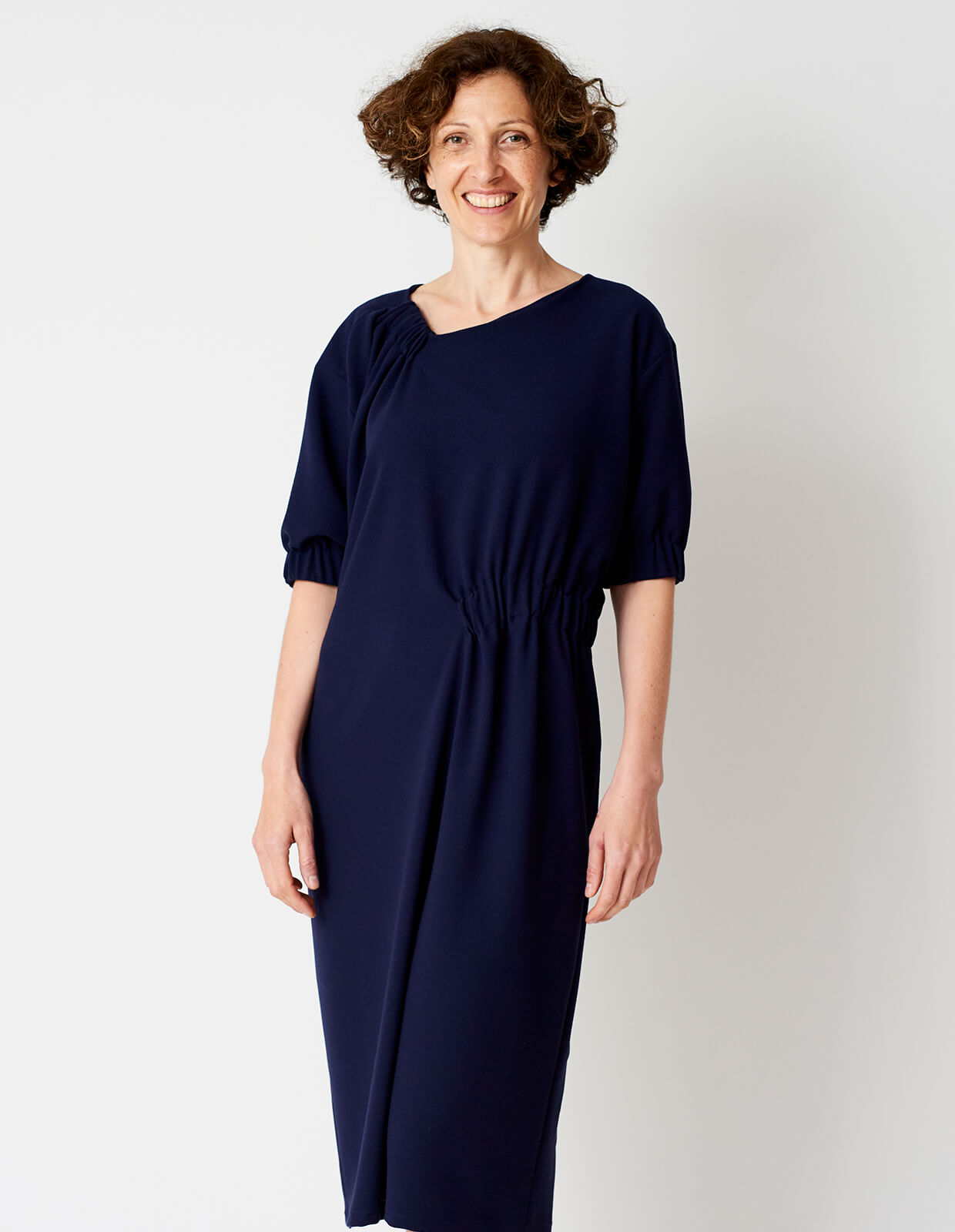 The Maker's Atelier 26, The Asymmetric Gather Dress PDF Pattern