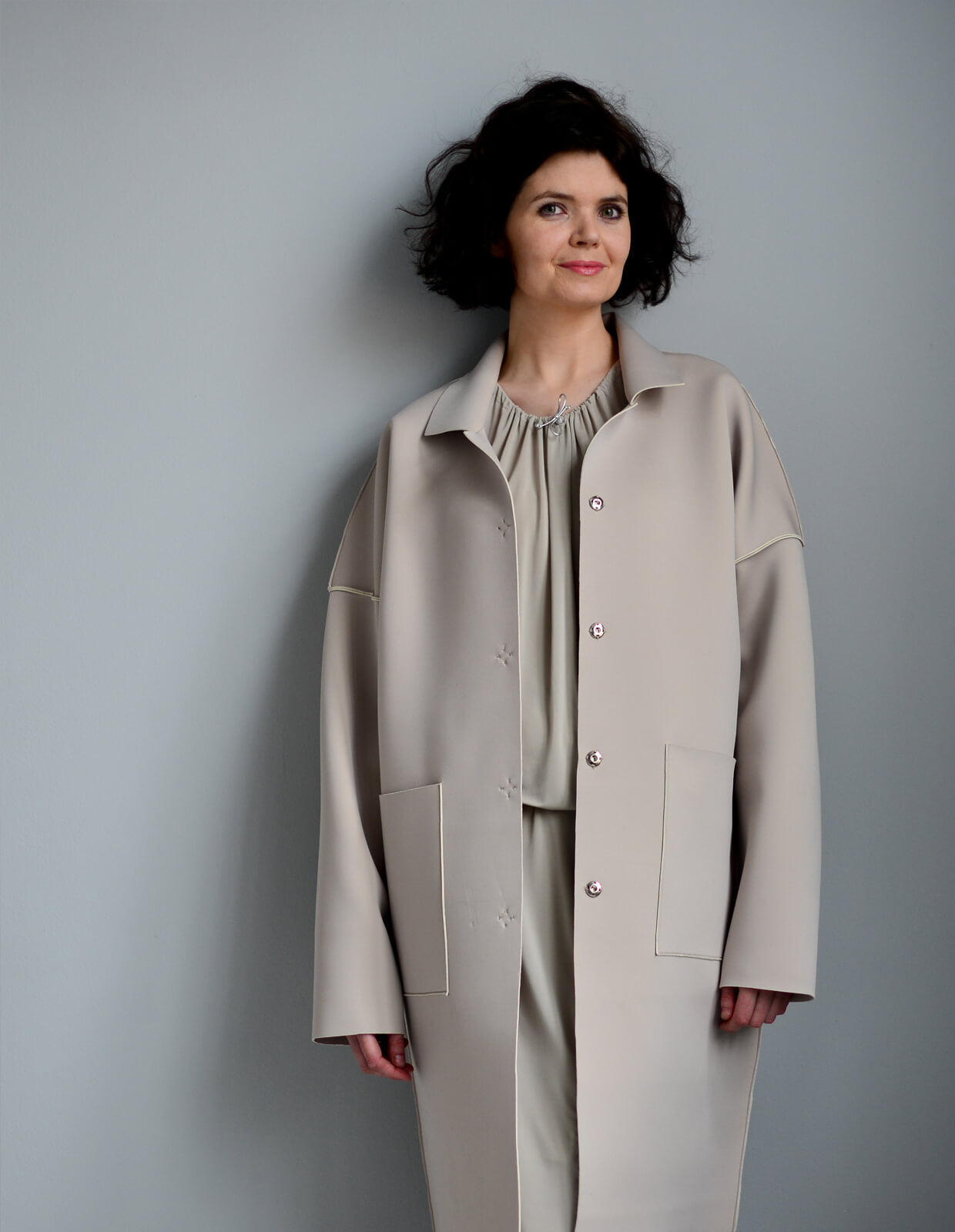 The Maker's Atelier 02, The Unlined Raw-edged Coat PDF Pattern