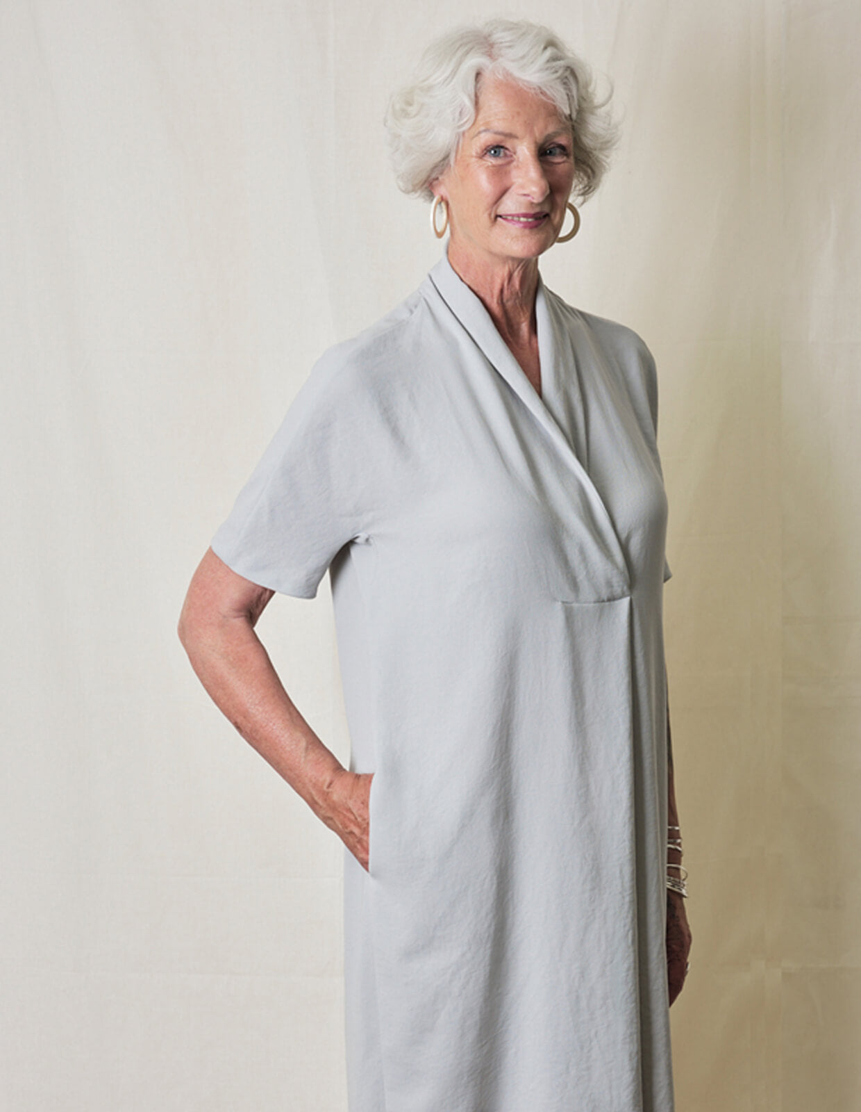 The Maker's Atelier 34, The Shawl Collar Dress PDF Pattern