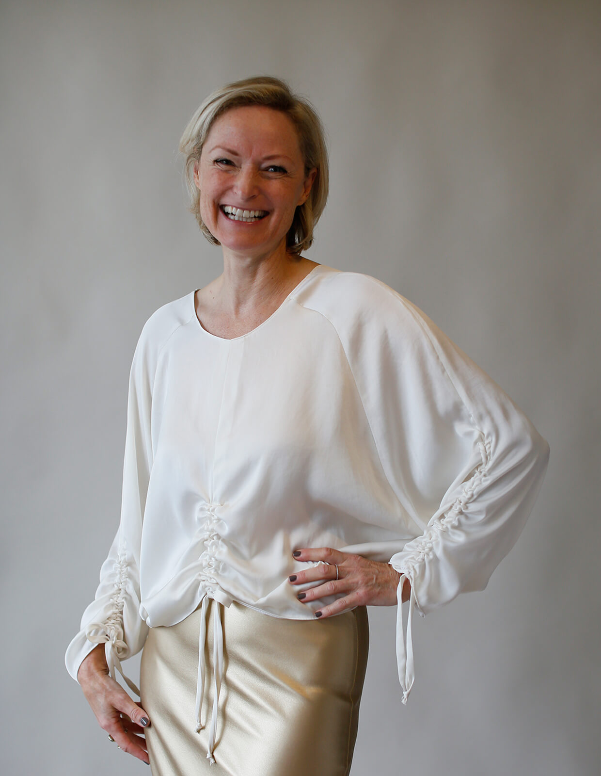 The Maker's Atelier 40, The Tie Detail Top PDF Pattern