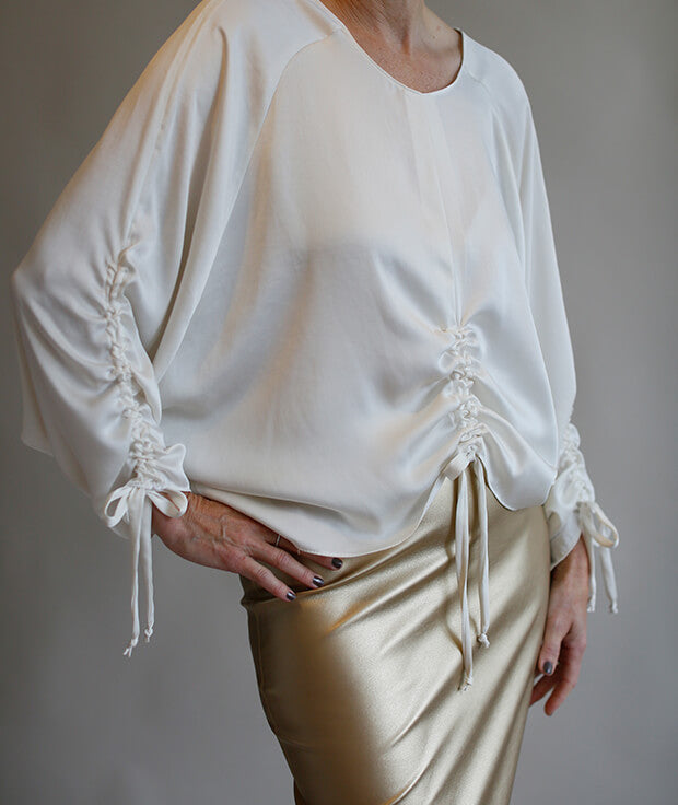 The Maker's Atelier 40, The Tie Detail Top PDF Pattern