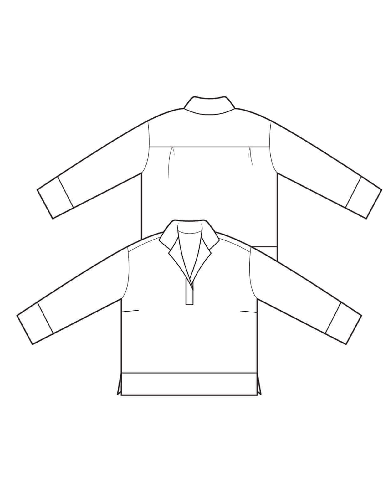 The Maker's Atelier 43, The Pull-on Shirt PDF Pattern