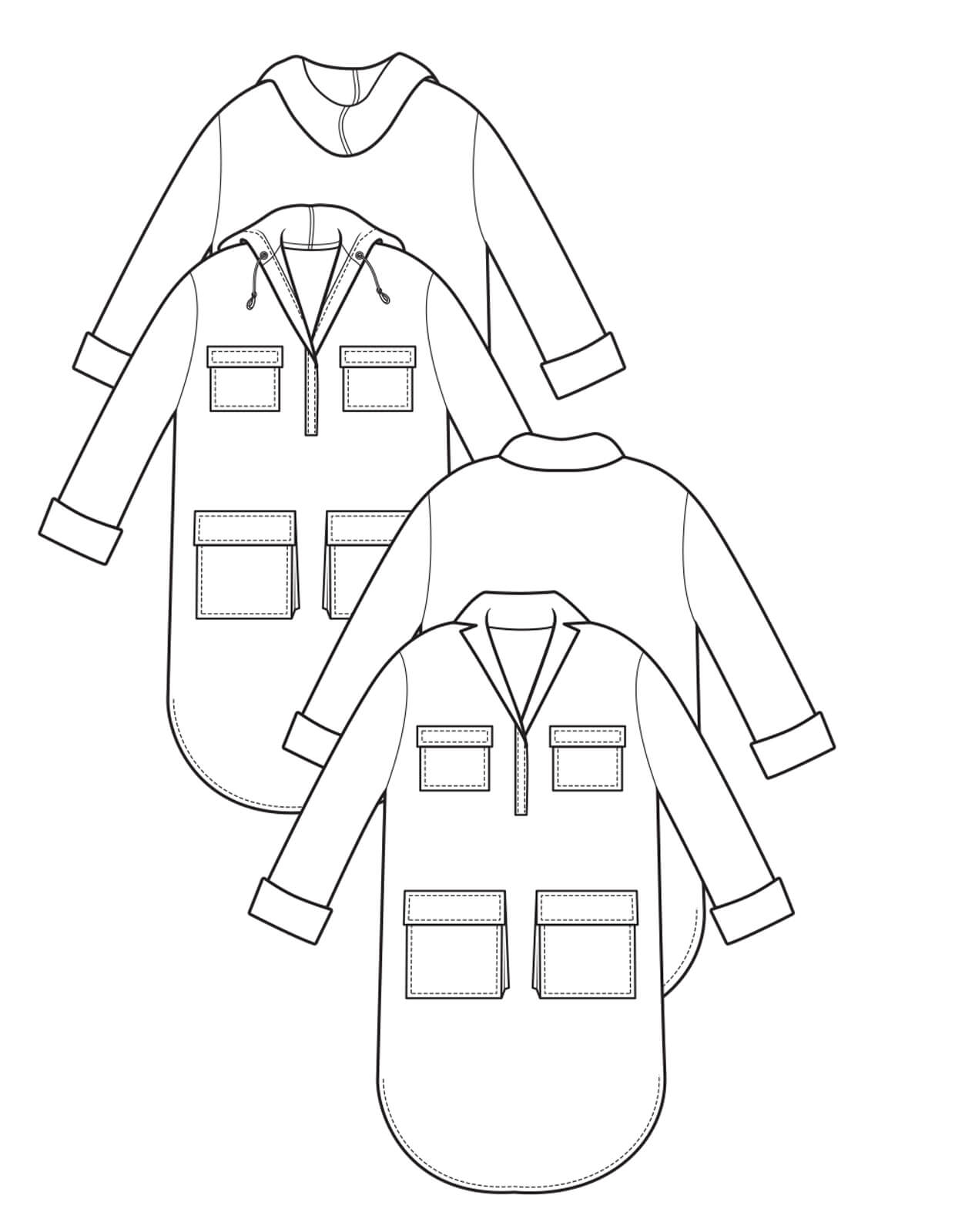 The Maker's Atelier 47, The Overshirt PDF Pattern