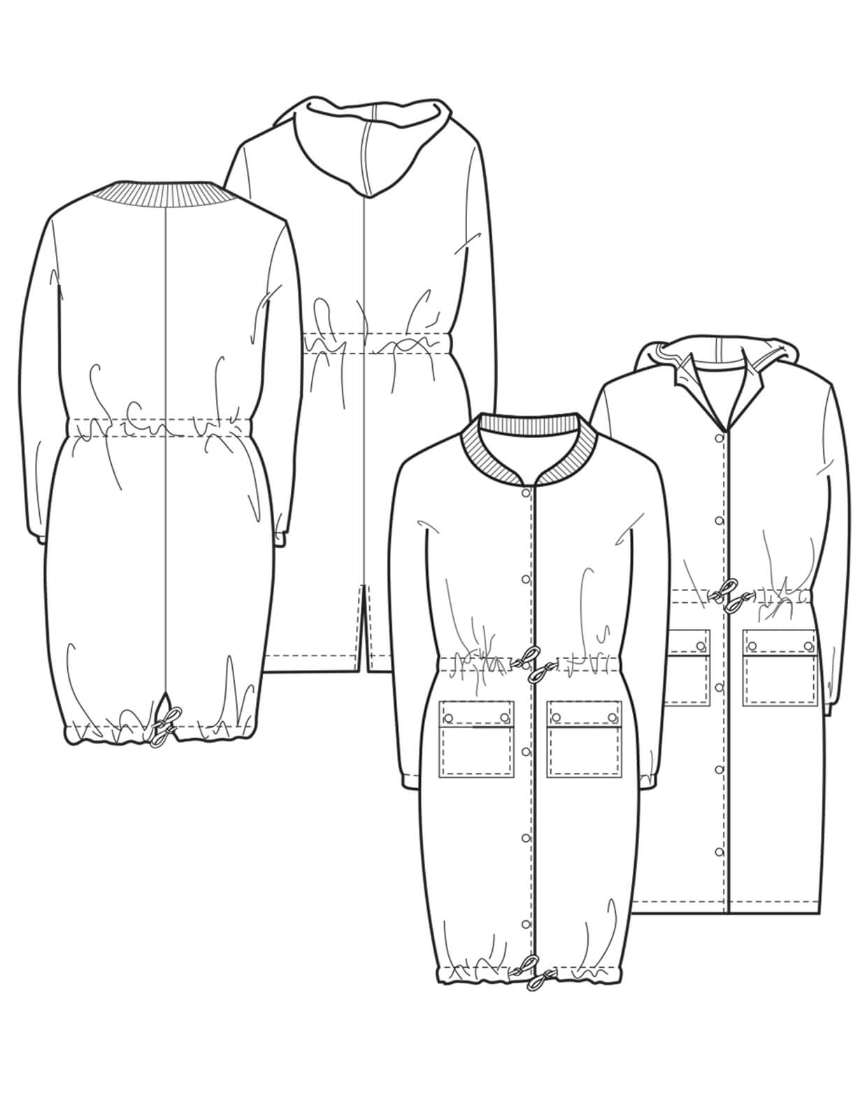 The Maker's Atelier 07, The Utility Coat PDF Pattern