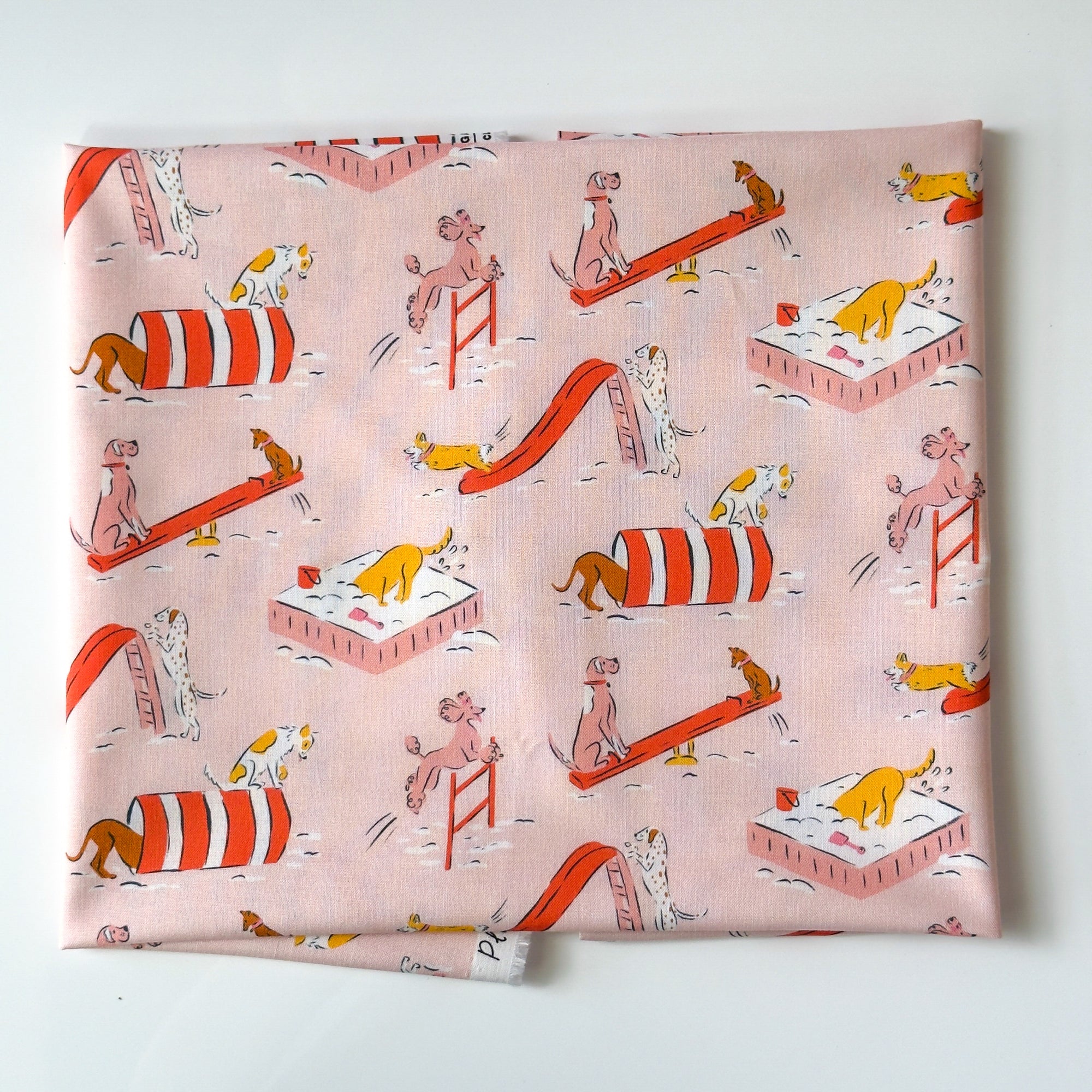 Cloud 9 Teacher's Pet, Playground Pups, Organic cotton, 1/4 yard
