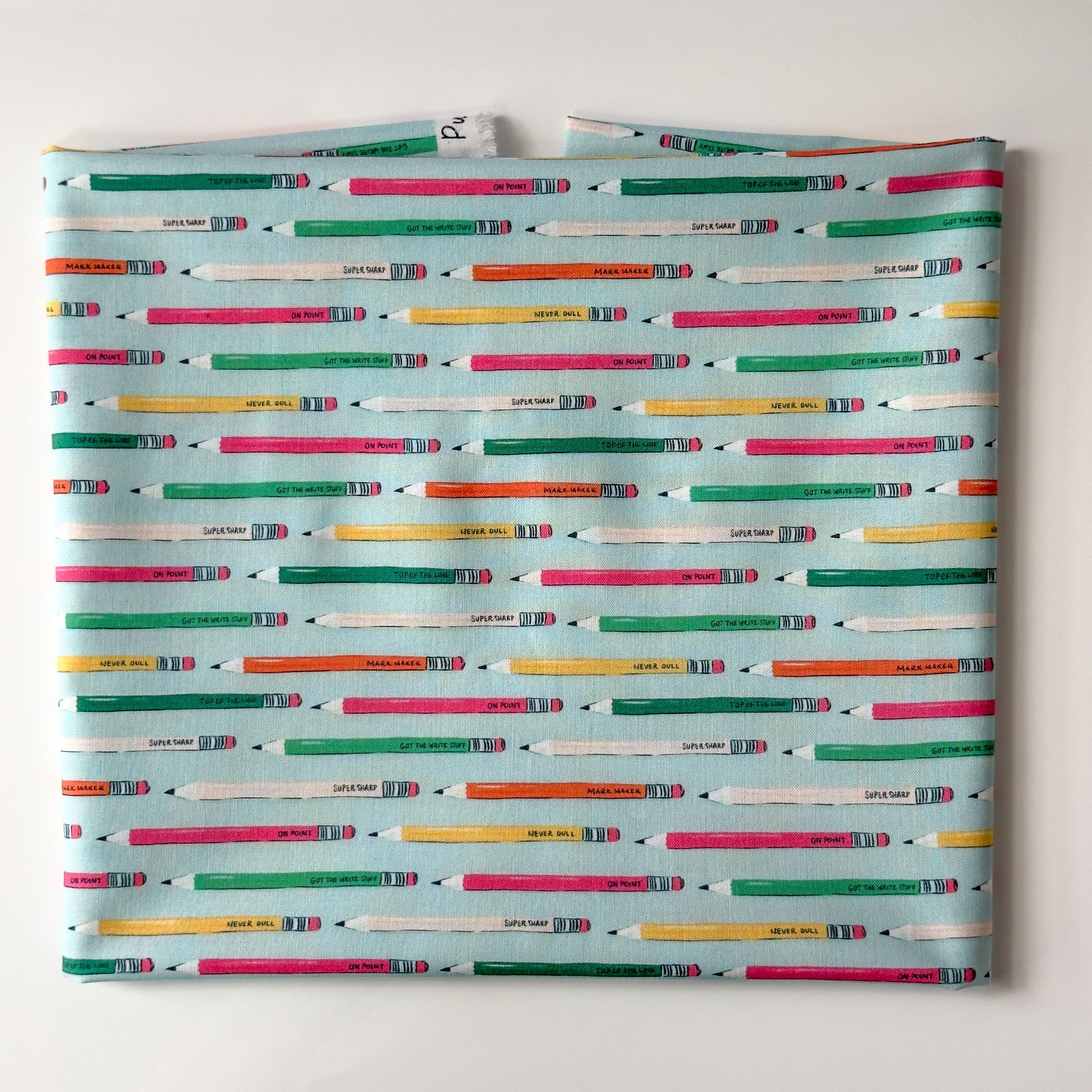 Cloud 9 Teacher's Pet, Punny Pencils, Organic cotton, 1/4 yard