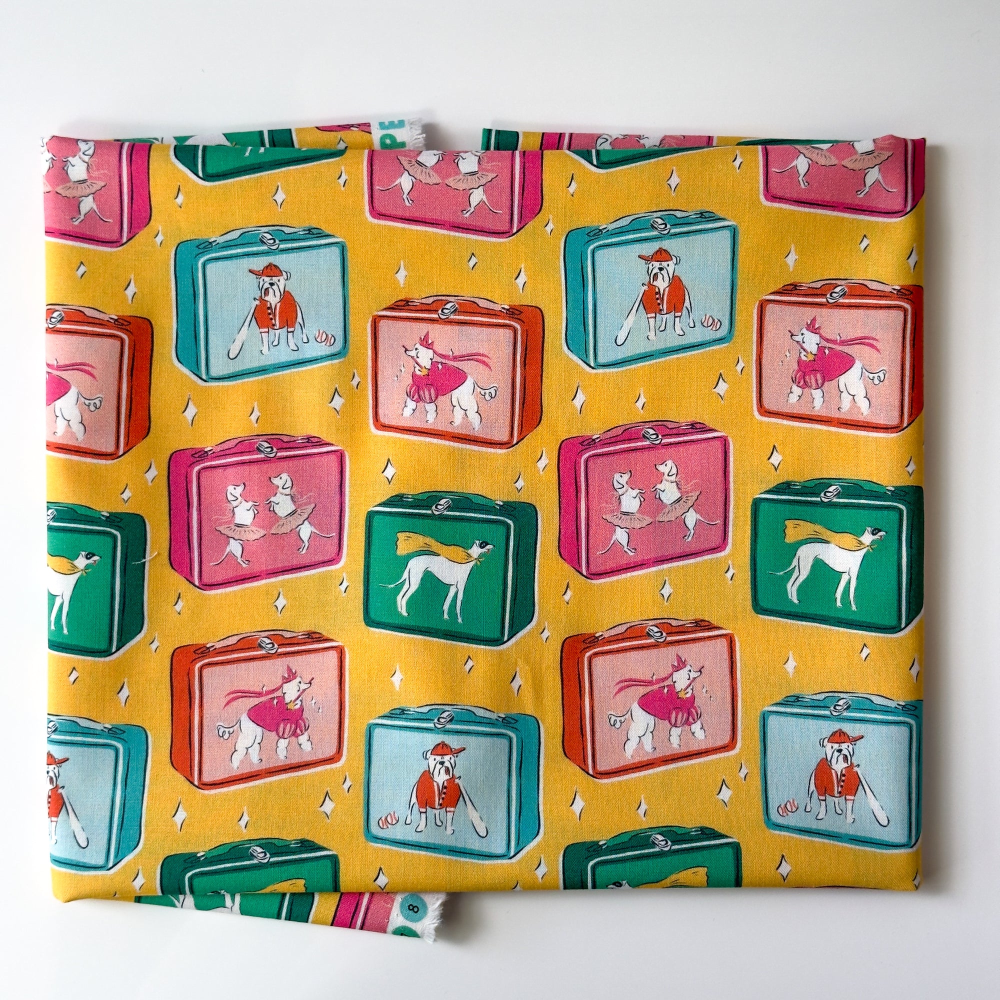 Cloud 9 Teacher's Pet, Lunch Buddies, Organic cotton, 1/4 yard