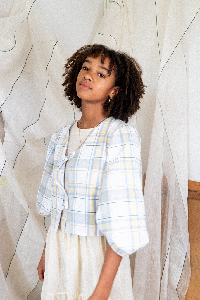 Puff and Pencil, Tie (Front) Blouse PDF Pattern