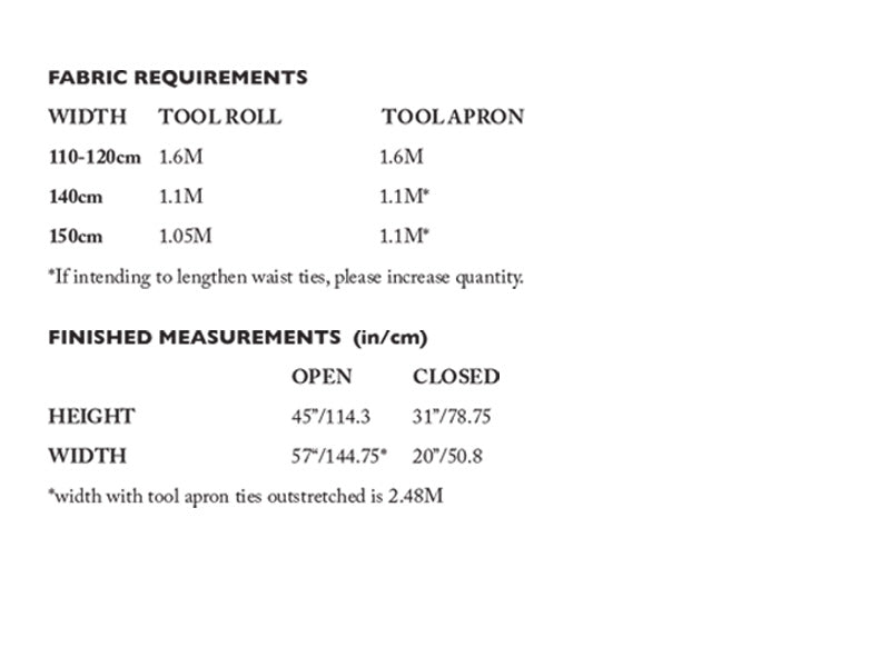 Merchant & Mills, The Tailor's Tool Roll PDF Pattern