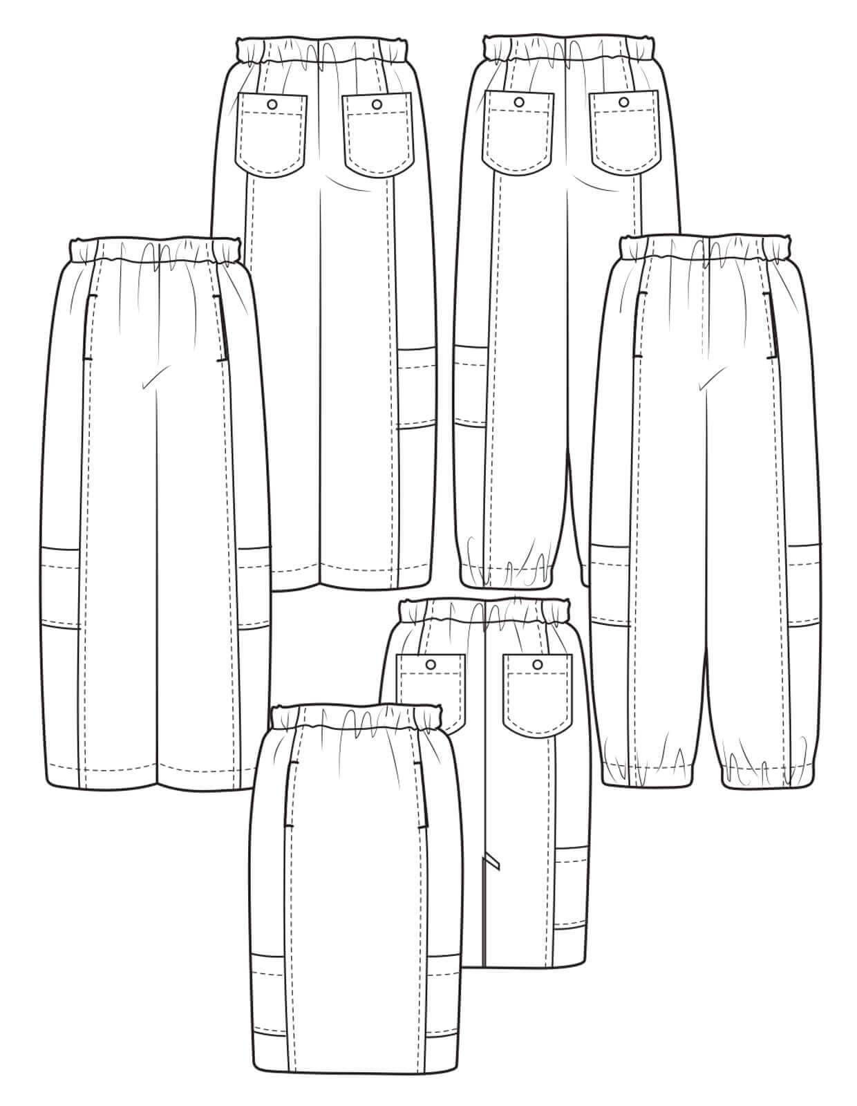 The Maker's Atelier 50, The Utility Pant and Skirt PDF Pattern