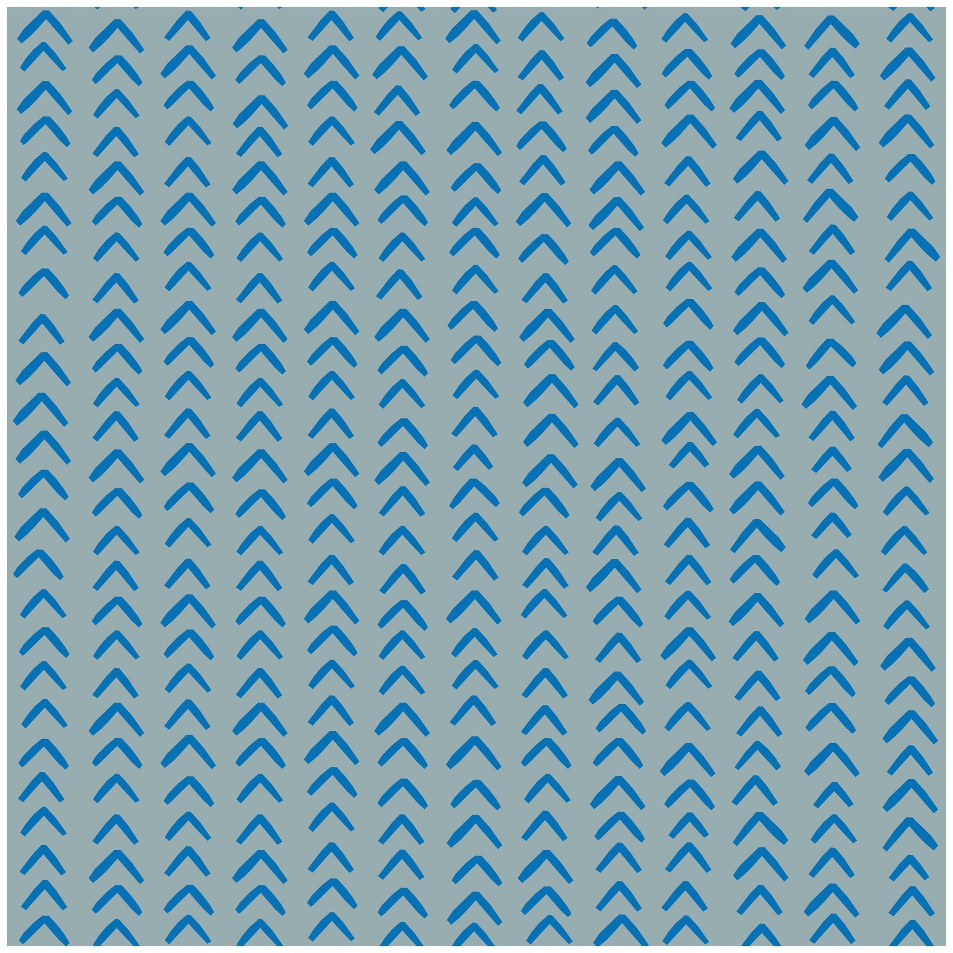 Little House Cottons, Enchanted "Chevron Charm", Hazy Blue, Organic Cotton Poplin fabric, 1/4 yard