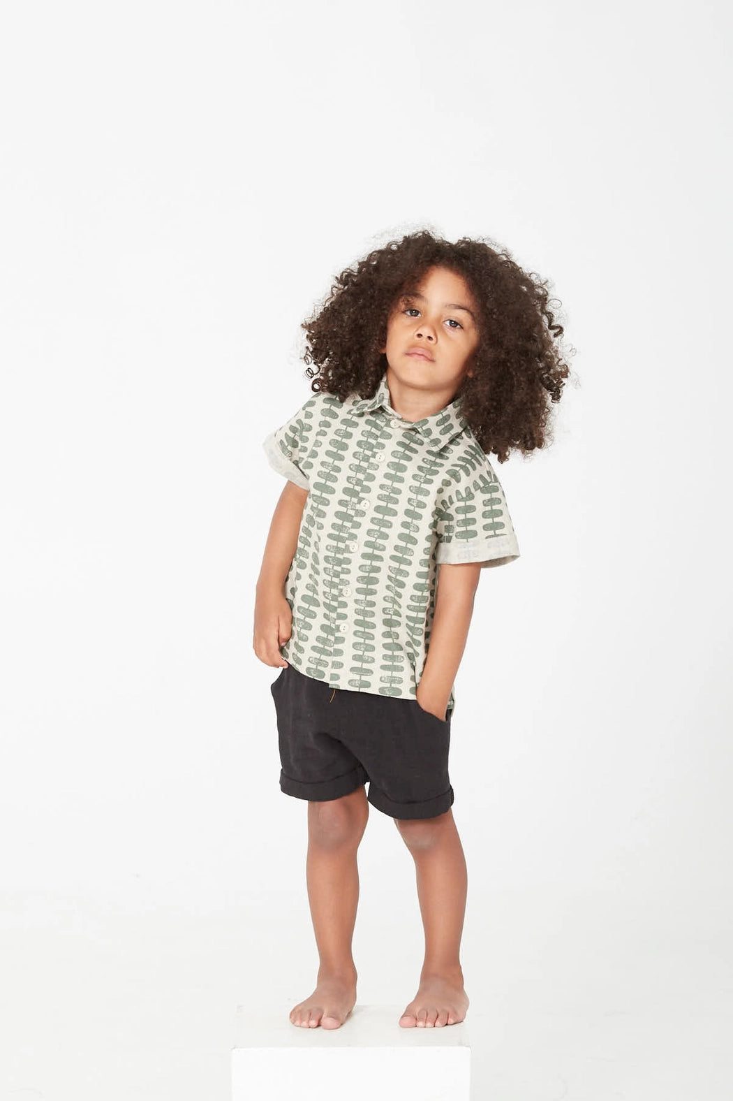 Fionna Hanna Cactus Shirt Pattern, kids sizes 2-10