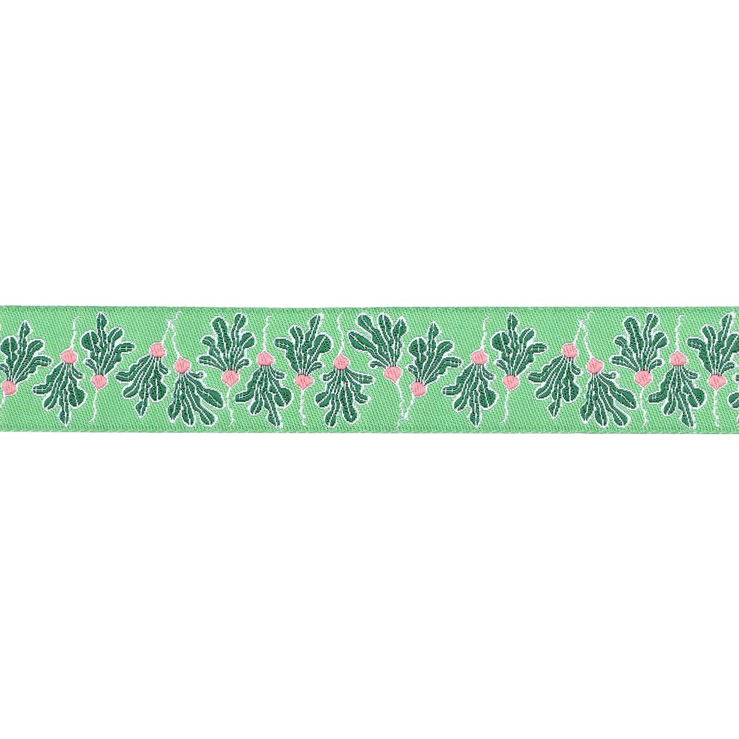 Ribbon, In the Vegetable Gardenby Loes Van Oosten - Radish - 7/8" width, one yard