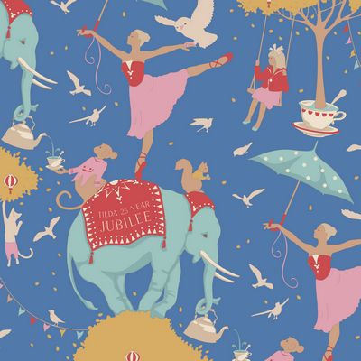 Tilda Jubilee, "Circus Life", Cotton Fabric, 1/4 yard