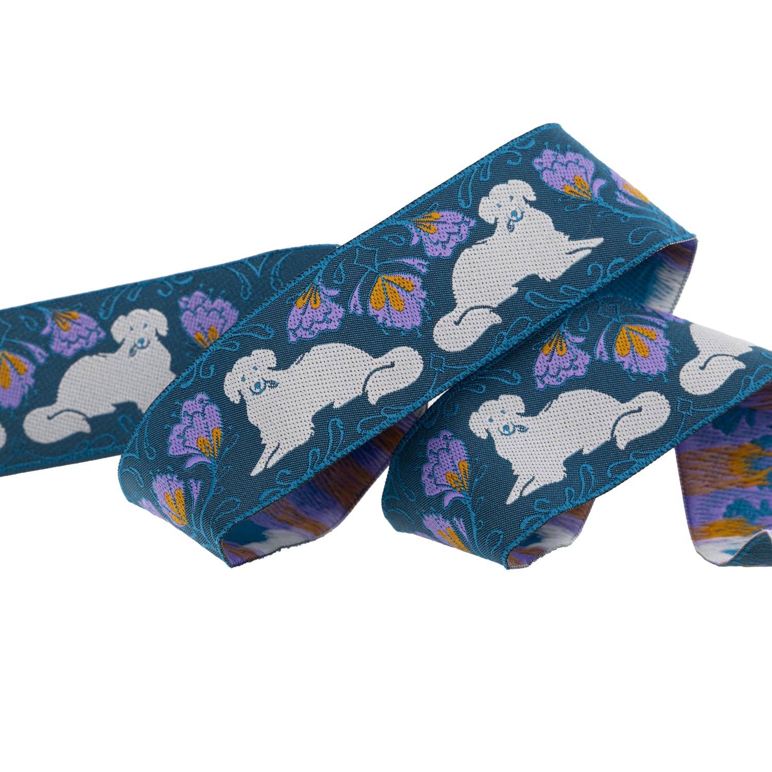 Ribbon, Dog Park by Sarah Watts, Golden - 1-1/2" width , one yard