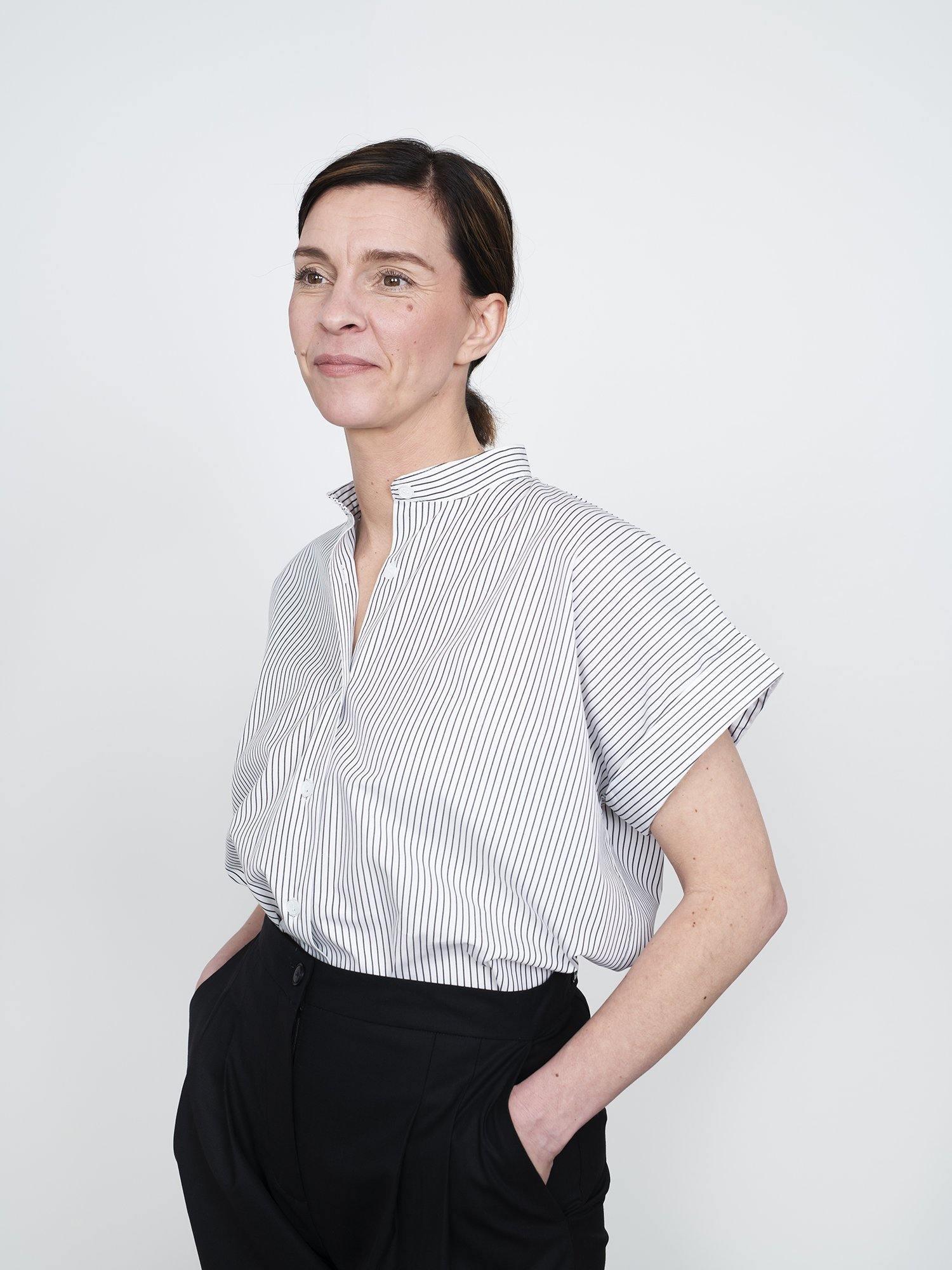 Assembly Line, Cap Sleeve Shirt Pattern, Two Size Ranges, Sweden