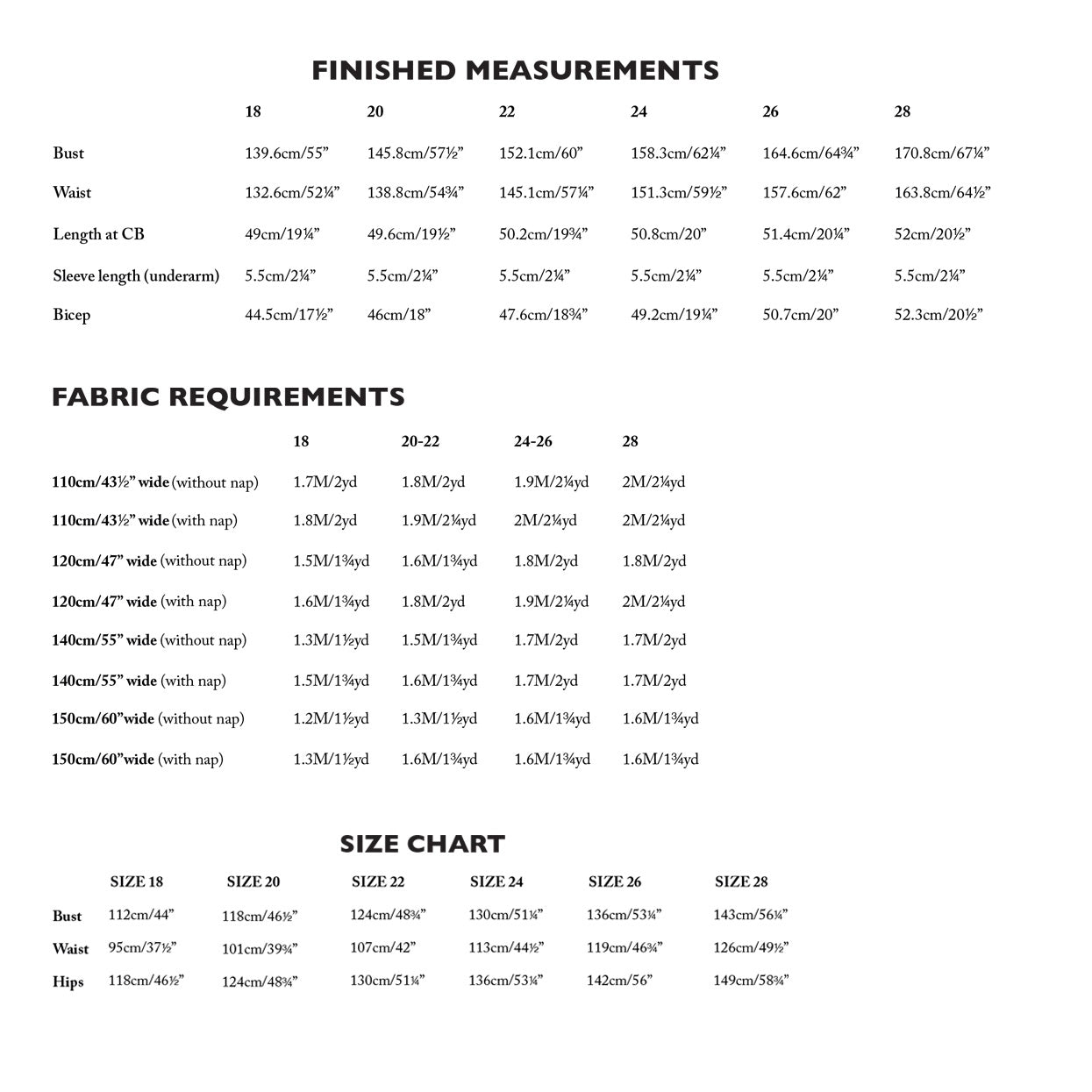 Merchant & Mills Celeste Top, PDF Pattern, Two size ranges