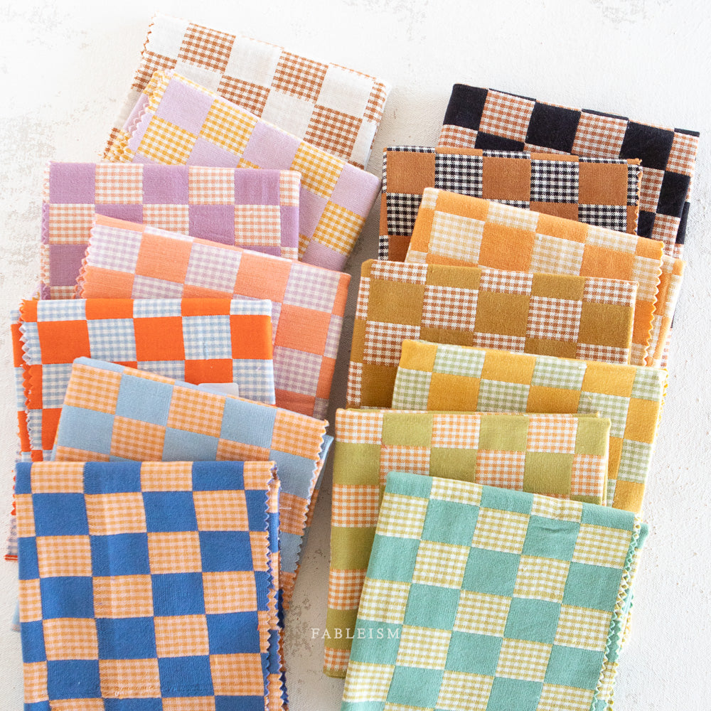 Fableism Checkmate Checkers, Multiple Colorways, 1/4 yard