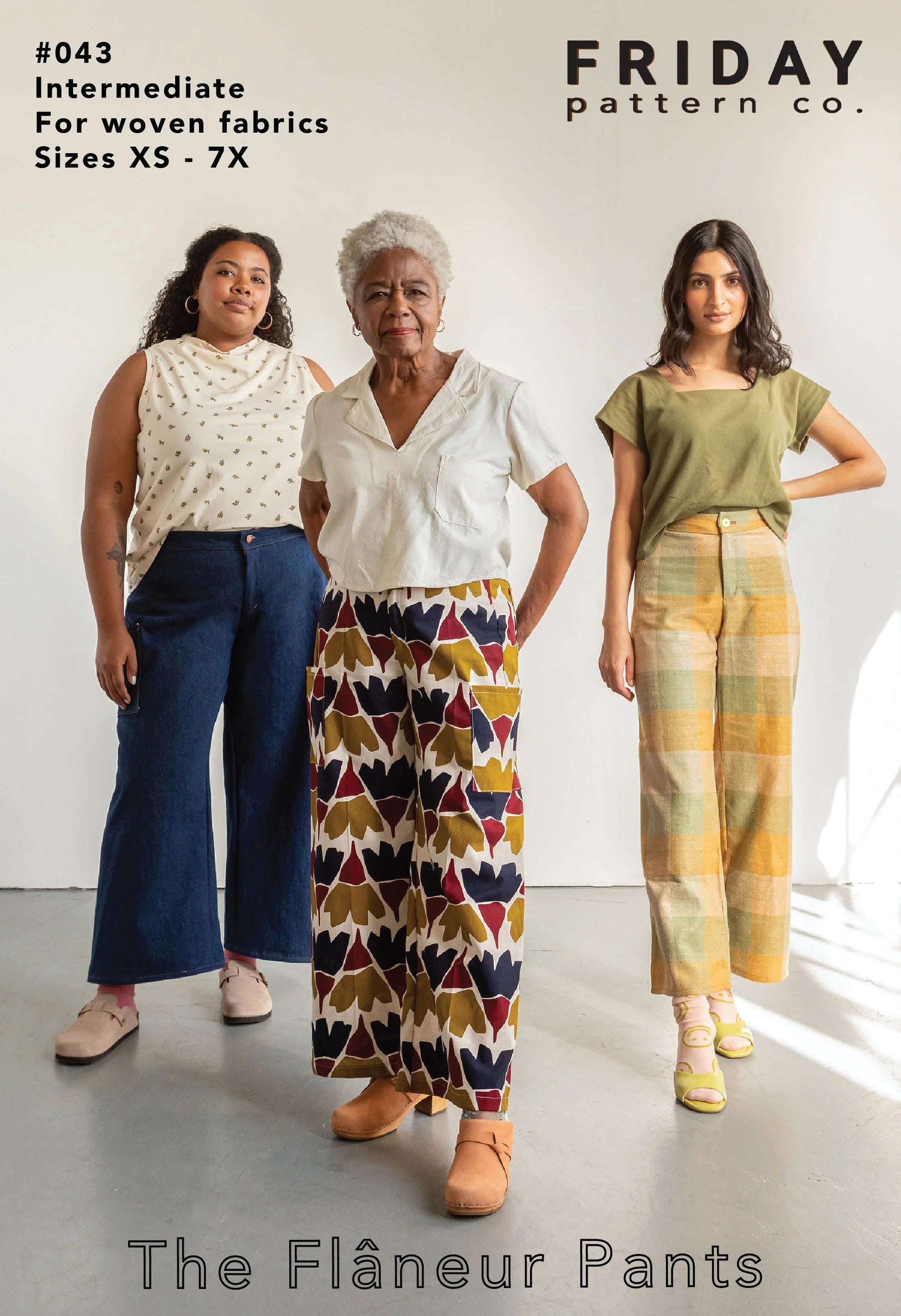 Friday Pattern Co., the Flâneur Pants Pattern