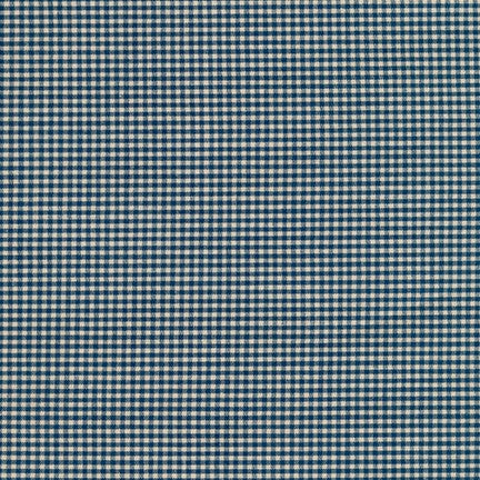 Crawford Shirting, Checks or stripes, navy, 1/4 yard