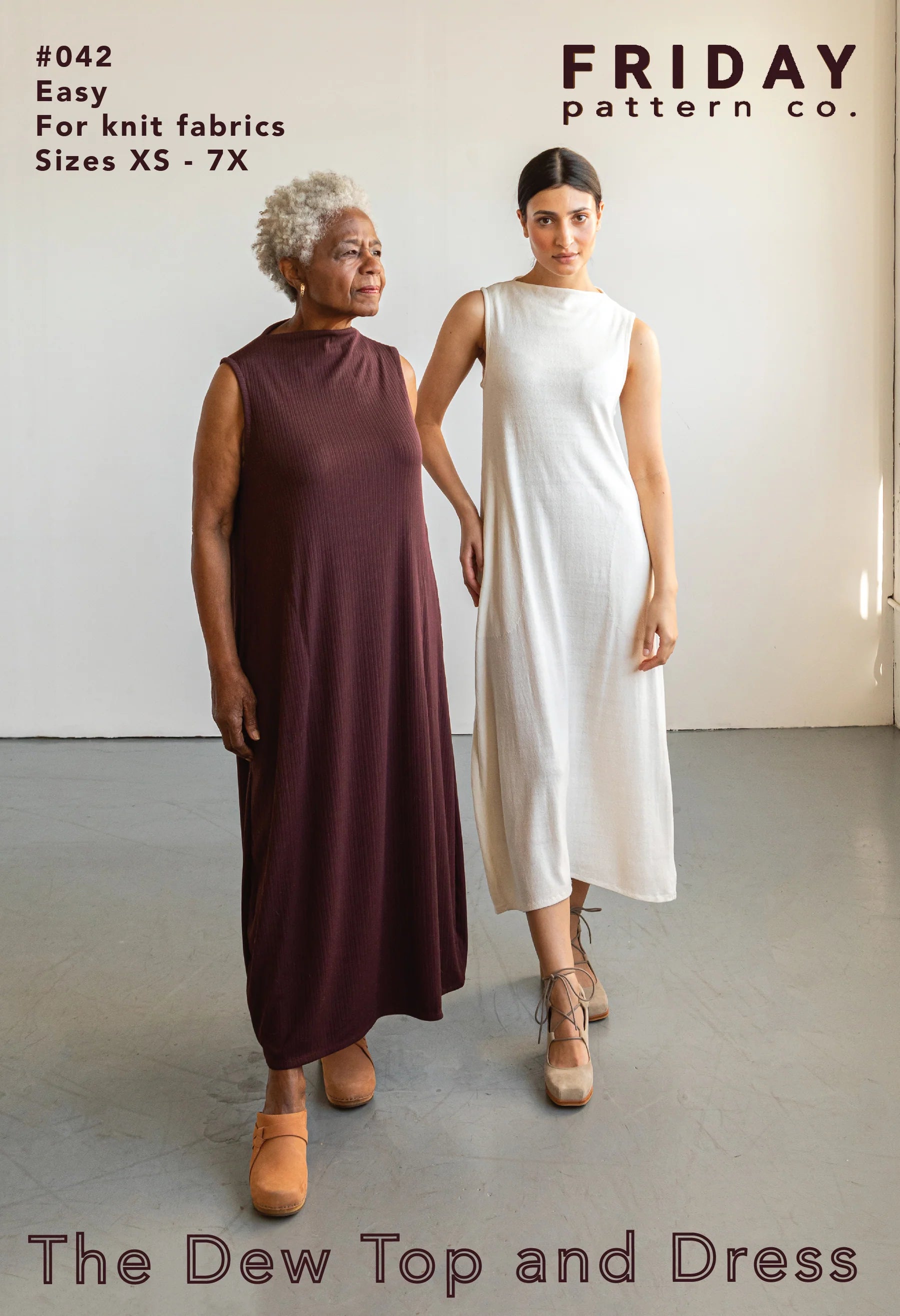Friday Pattern Co., the Dew Top and Dress Pattern
